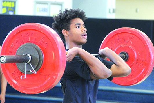 Interlachen’s Sabian McClendon, a District 8-1A champion at 129 pounds, will look to advance at that weight class at Saturday’s Region 2-1A championship held at West Nassau High School. (ANTHONY RICHARDS / Palatka Daily News)