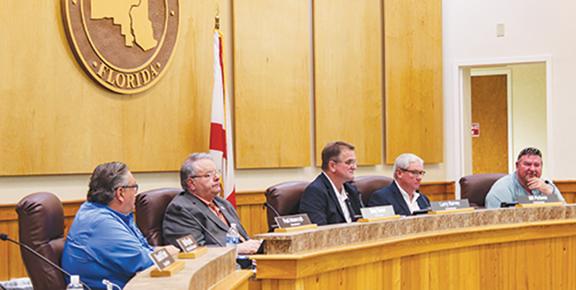 County Commissioners discuss funding for the 2021-2022 fiscal year.