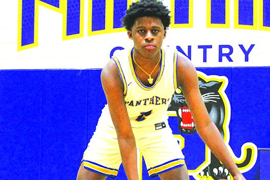 Palatka High School’s Vanari Johnson averaged 20.5 points for the 15-8 Panthers this winter. (MARK BLUMENTHAL / Palatka Daily News)