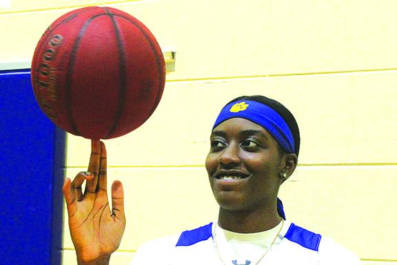 Amareya Turner had to lead a young Palatka High squad as the lone senior this winter. (MARK BLUMENTHAL / Palatka Daily News)