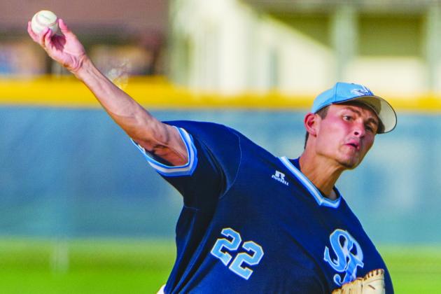 St. Johns River State standout and Virginia Tech hurler Anthony Simonelli, shown in a 2019 game, was drafted by the Kansas City Royals. (Daily News file photo)