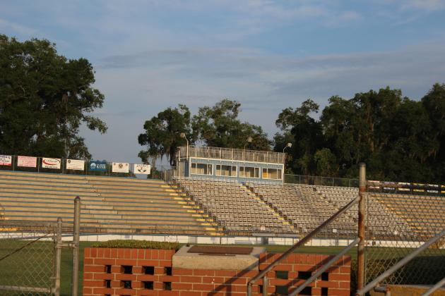 The home stands at Palatka's Veterans Memorial Stadium liven up during the fall with the sounds of cheers from the crowds rooting for the Panthers at the Pit.