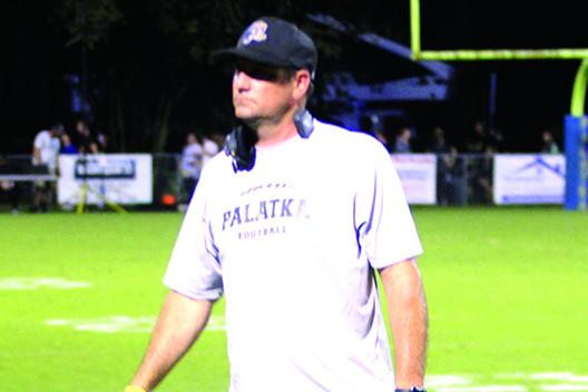 Palatka first-year coach Patrick Turner and his Panthers have a chance to get a victory Friday night against 0-2 Weeki Wachee. (MARK BLUMENTHAL / Palatka Daily News)