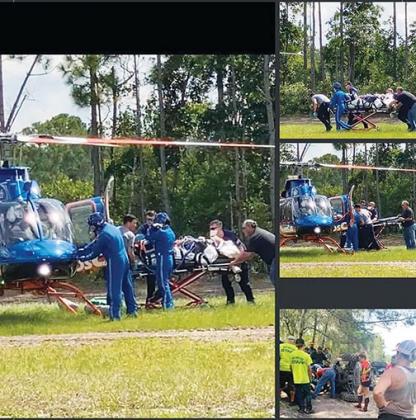 A post from the What’s Going on in Palatka, FL (Free Thought Edition) Facebook group shows authorities responding to a crash that injured three people at Hog Waller on Saturday afternoon.