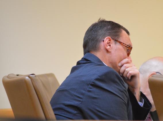 Convicted murderer Timothy Fletcher listens to opening statements Thursday at the beginning of his second sentencing trial.