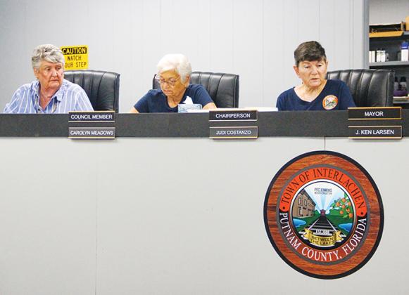 Interlachen Town Council members on Tuesday vote to ban simulated gambling devices in Interlachen.