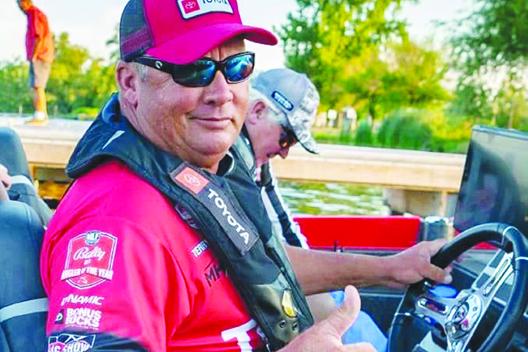 Palatka’s MLF Pro angler gives the thumbs-up as he launches his boat for the final day of the Stage 6 Bass Tournament on Lake Cayuga in Union Springs, N. Y. on Aug. 11. (GREG WALKER / Daily News correspondent)