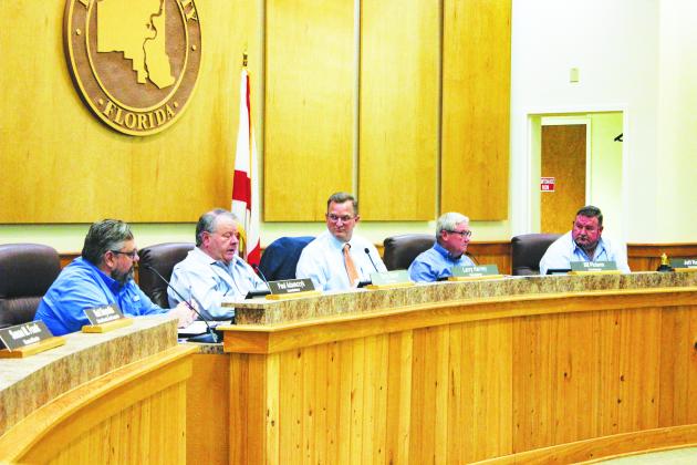 Palatka Daily News file photo. The Putnam County Board of Commissioners is pictured here in 2021. 