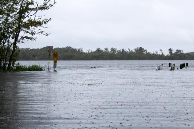 Photo courtesy of Mary Kay Wells. Pico Boat Ramp in East Palatka floods Thursday afternoon. 