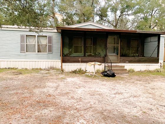 Pictured is Ronald Cummings’ Satsuma home in the Hermits Cove neighborhood where Haleigh Cummings was last seen in 2009 before she disappeared.