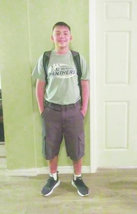 File photo of 14-year-old Tayten Baker.
