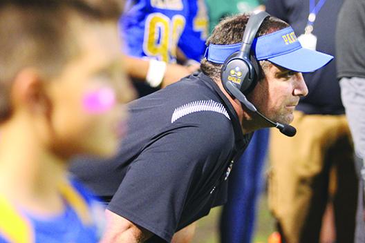Second-year Palatka Junior-Senior High School football coach Patrick Turner has his team at 7-2 going into Friday night’s home game against St. Augustine. (MARK BLUMENTHAL / Palatka Daily News)