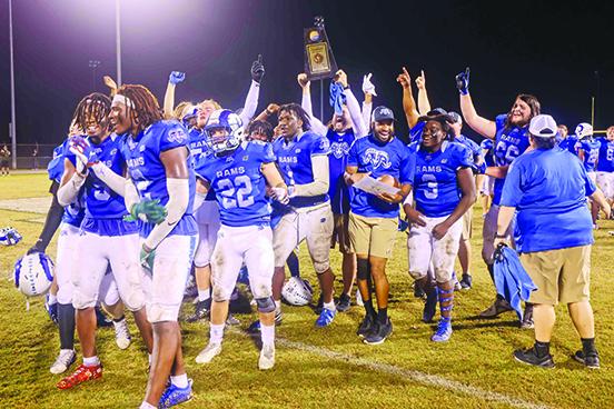 Joyous Interlachen players come off the field after winning the Sunshine State Athletic League Atlantic Division title against Jacksonville Paxon. (RITA FULLERTON / Special to the Daily News)