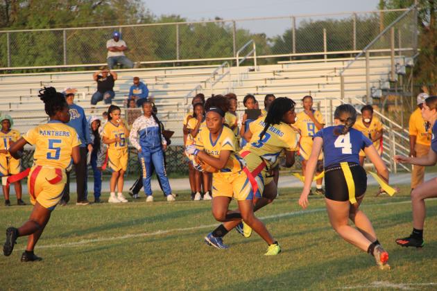 Palatka and Interlachen met for the first time recently with the Panthers winning 19-0. 