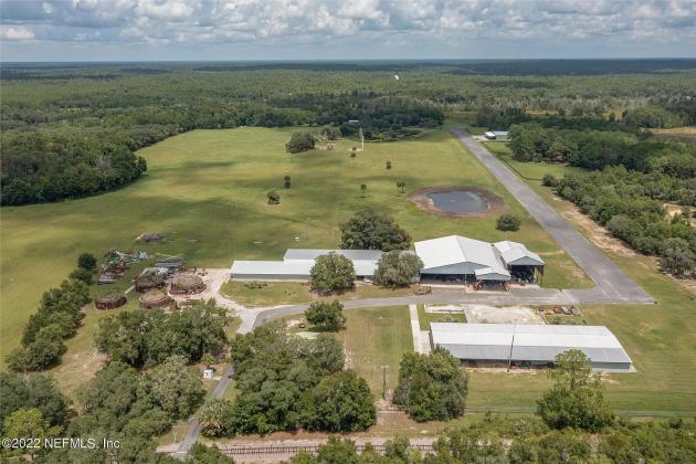 A portion of a roughly 450-acre property in West Putnam County is seen in this aerial image. The property was sold recently for $3.9 million to an out-of-state cabinet company, according to sources familiar with the deal. (Northeast Florida Multiple Listing Service)