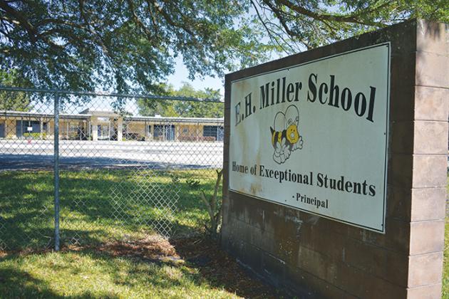BRANDON D. OLIVER/Palatka Daily News. The E.H. Miller building in Palatka will be completely razed and rebuilt this summer to be the site of a new elementary school.