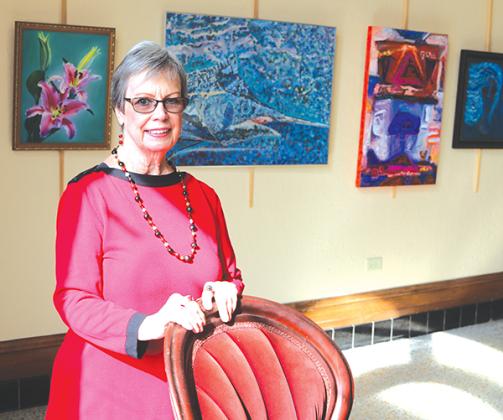 TRISHA MURPHY/Palatka Daily News – Wendy Beeson will be one of 25 artists whose works will be showcased at the Larimer Arts Center on Friday as part of the Gathering Artists of Putnam County opening exhibit.