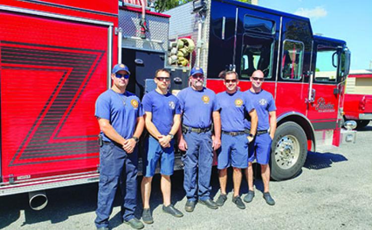 Members of the Palatka Fire Department