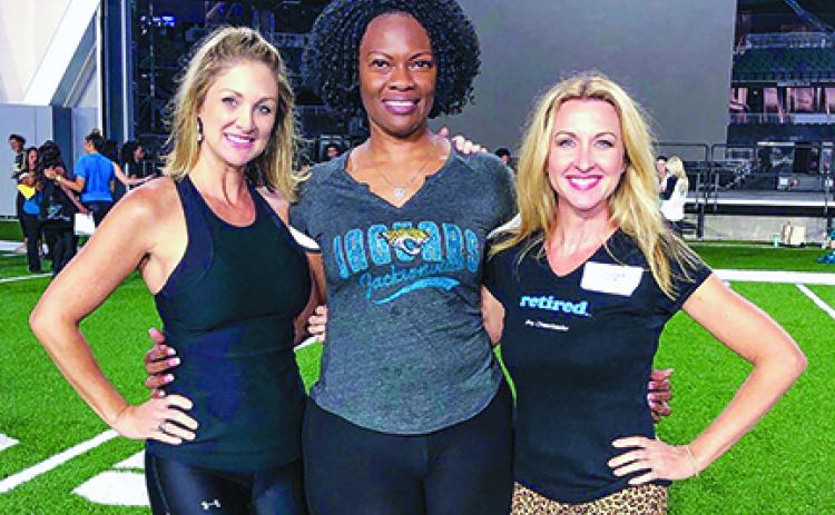 Former Palatka and Jacksonville Jaguars cheerleaders reunite.