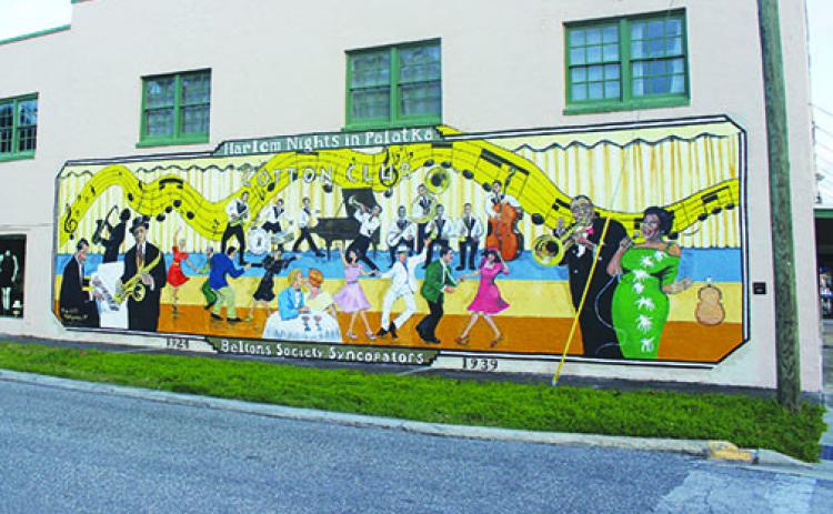 The site of Saturday's Murals & Music Concert.