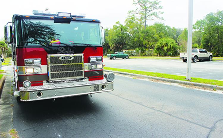 Fire officials responded to Palatka High School Thursday.