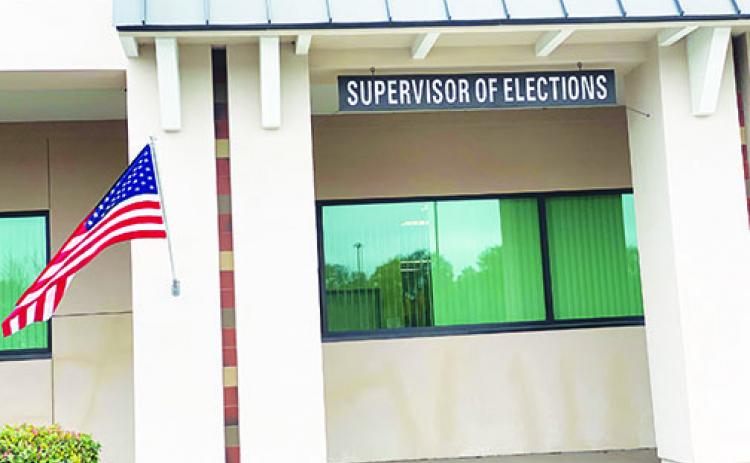 The Supervisor of Elections Office in Palatka.