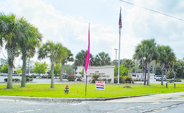 Early voting will continue until March 14 at the Putnam County Government Complex in Palatka, pictured, and locations in Interlachen and Crescent City