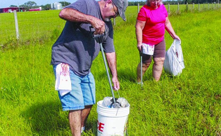 Putnam County residents participate in the 2019 Countywide Cleanup.