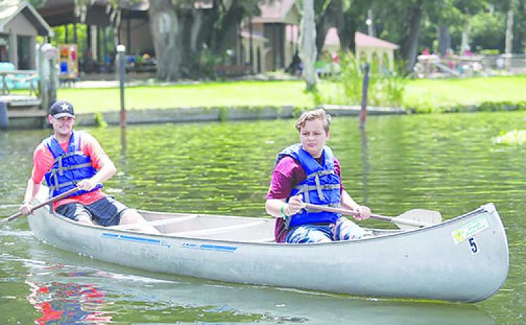 Campers enjoy a day on the water during the Florida Sheriff’s Youth Ranch Summer Camp last year.This year’s camp will be July 26-31 in Barberville.