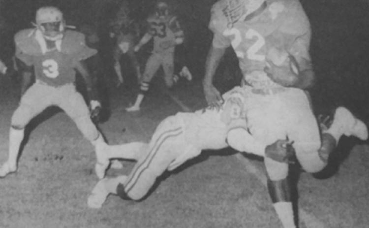 Palatka High running back John L Williams (22) and wide receiver-defensive back Jarvis Williams (3) starred on the 1981 state championship team, then at the University of Florida before moving on to solid NFL careers.