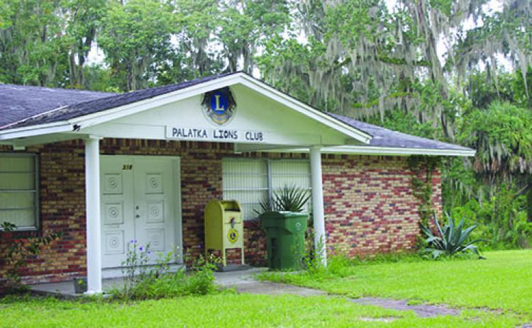 Palatka city officials will discuss the Lions Club building, 318 Osceola St., at the city commission meeting Thursday.