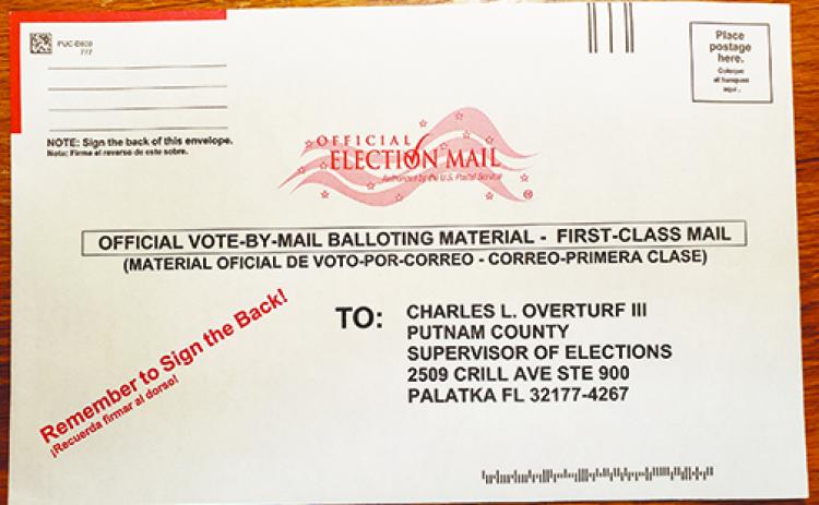 Mail ballots require 70 cents in postage, but the Supervisor of Elections Office said ballots will be counted even if they are received with postage due.