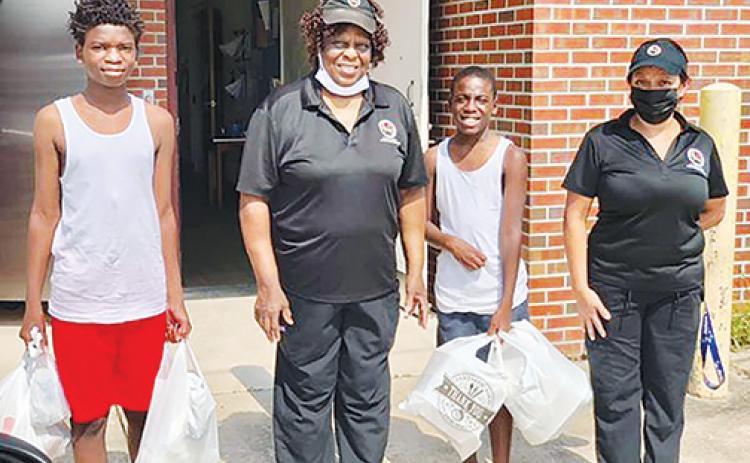 Putnam County School District Food Service served more than 160,000 meals, like these given to local middle school students, during its Summer Nutrition Program.