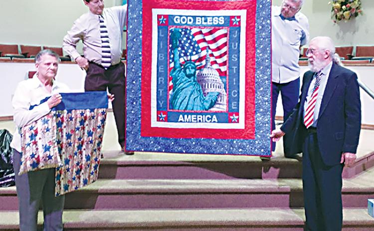 Submitted by Ronnie Lane The quilt and pillowcase  "Let Freedom Ring" will be raffled at the festival this weekend. 