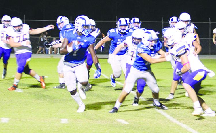 Reggie Allen Jr. went for 270 yards rushing and four touchdowns in last year’s win over Bell. (MARK BLUMENTHAL / Palatka Daily News)