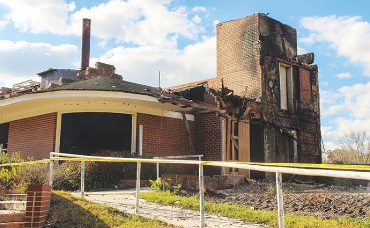The former Florida Furniture site, which caught fire in December 2021, is one of the properties listed in the city of Palatka’s blight removal plan.