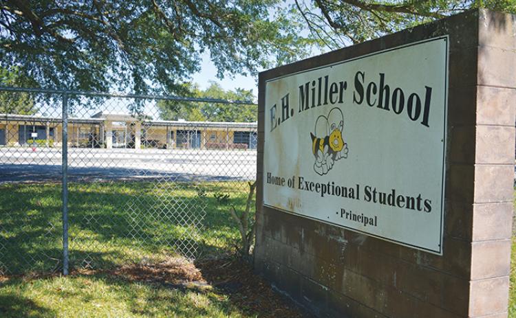 BRANDON D. OLIVER/Palatka Daily News. The E.H. Miller building in Palatka will be completely razed and rebuilt this summer to be the site of a new elementary school.