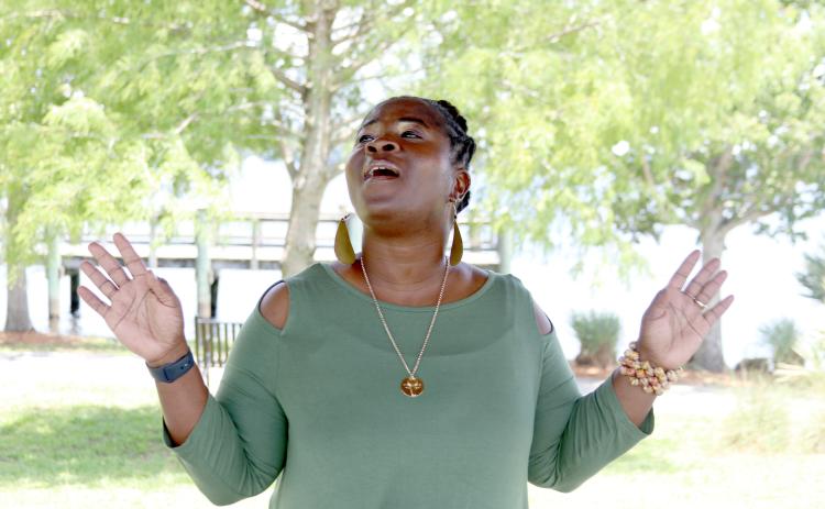 TRISHA MURPHY / Palatka Daily News. The Palatka Juneteenth Community Cultural Event will include Yassah Lee, a minister of worship at The Gathering in Palatka and Mount Moriah Missionary Baptist Church in Hastings. 