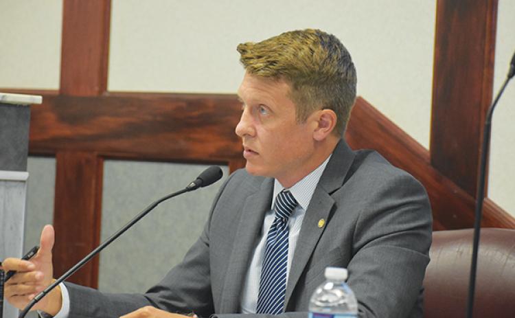 Photo by BRANDON D. OLIVER/Palatka Daily News - Interim City Manager Jonathan Griffith