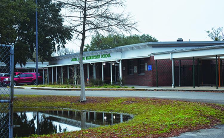 BRANDON OLIVER/Palatka Daily News. James A. Long Elementary School in Palatka.