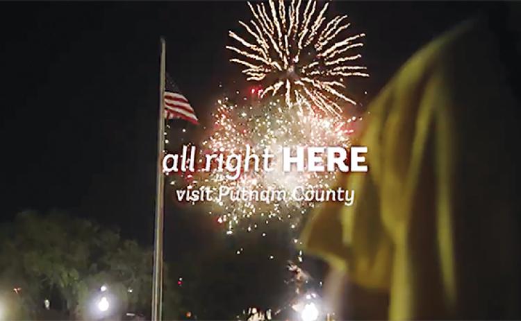 Photo courtesy of Putnam County Tourism Development Council – Pictured is a still of a tourism advertisement to invite people to experience Putnam County festivals, the food scene and nightlife events.