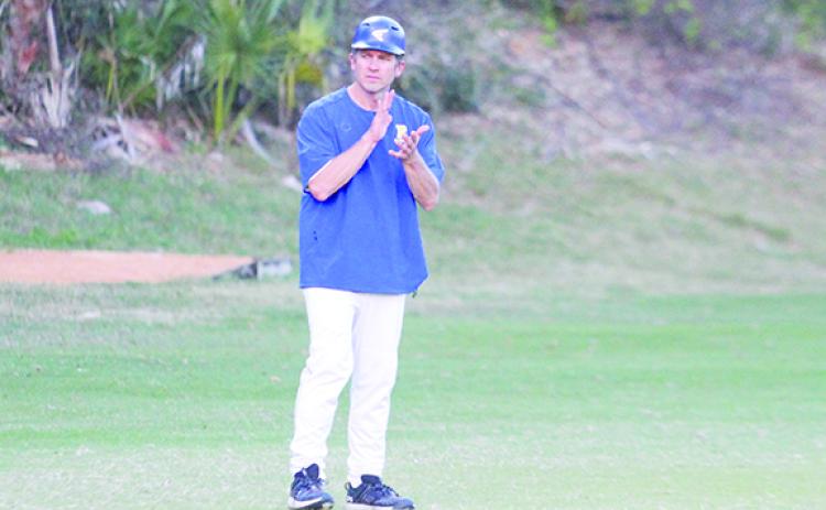 Palatka Junior-Senior High School baseball coach Ricky Surrency saw his Panthers break a nine-game losing streak Thursday with a 1-0 win over Orange Park Ridgeview. (MARK BLUMENTHAL / Palatka Daily News)